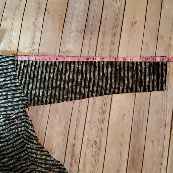 J. Jill Black & White Cowl Neck Tunic Sweater - Picture 9 of 9